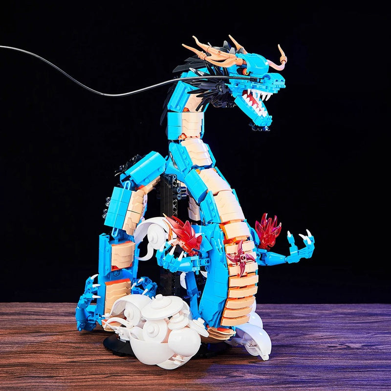 One Piece-Lego - Azurblauer Drache Kaido (MOC-Sammlermodell)