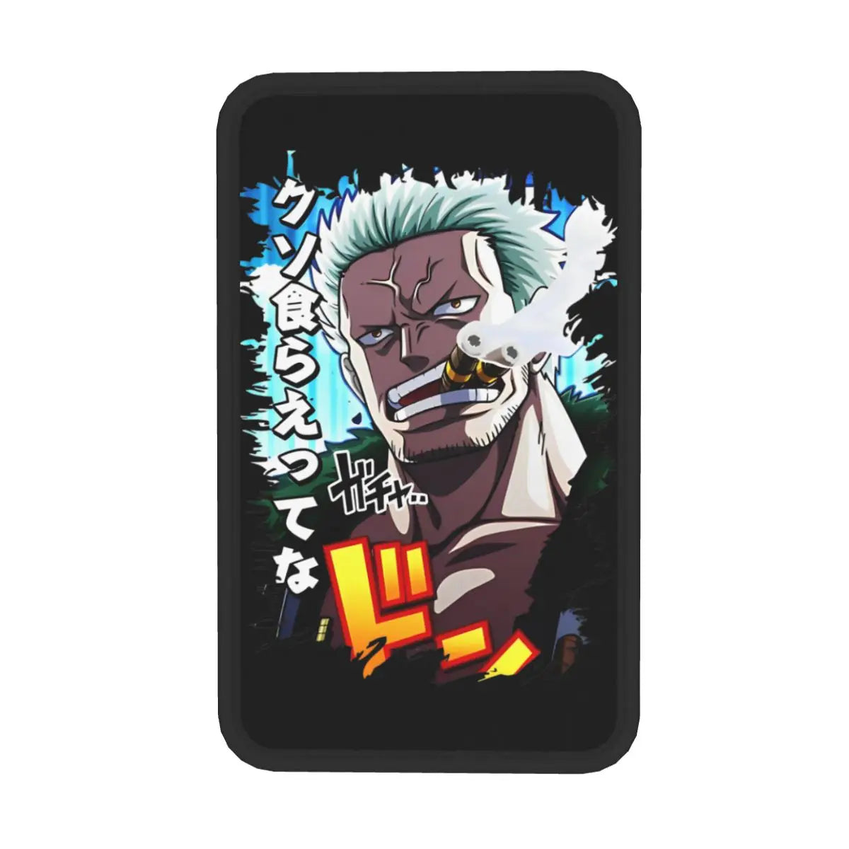 One Piece Armlehnenbezug – Roronoa Zoro im Wano-Kuni-Stil (Mittelkonsole)