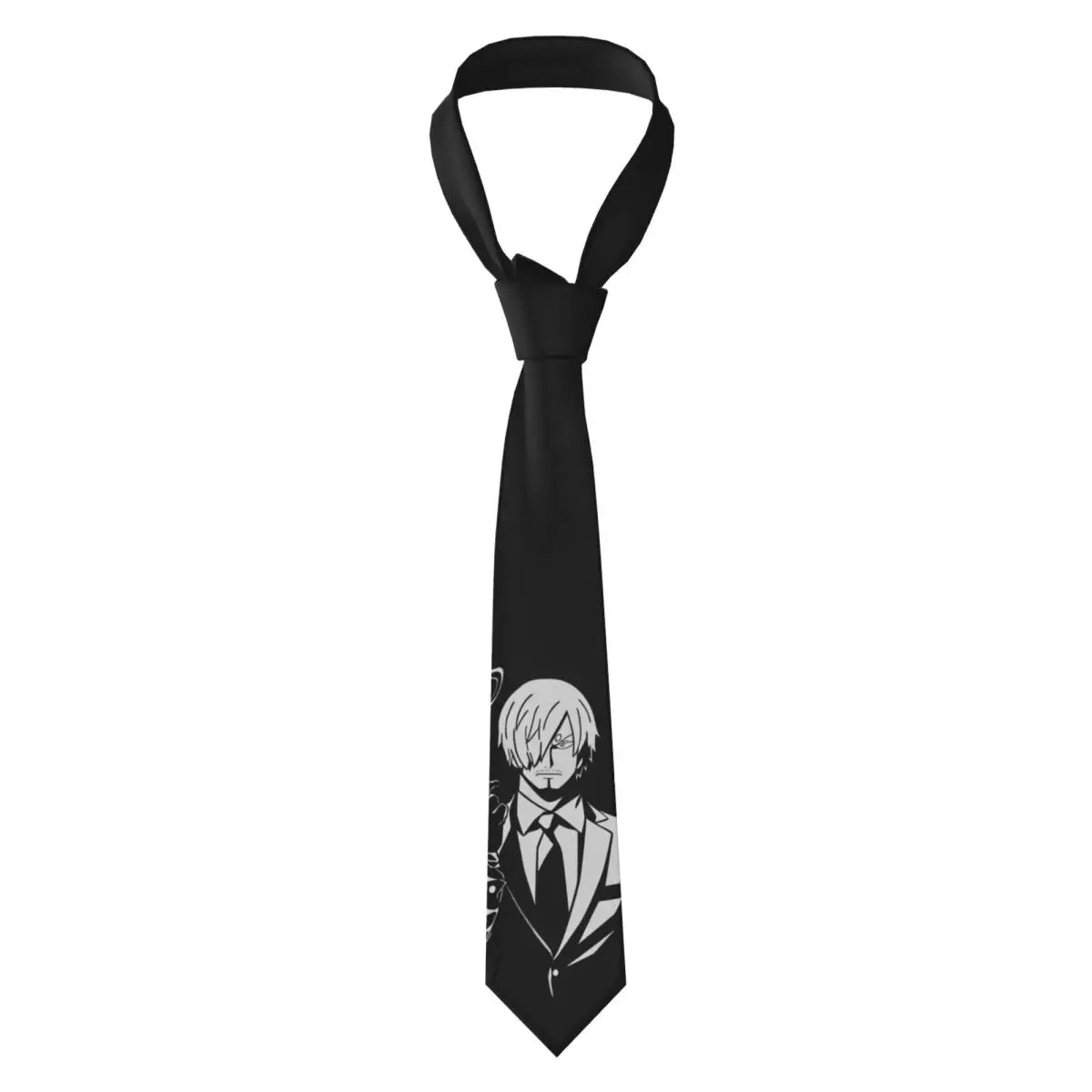 One Piece-Krawatte – Dunkle Sanji-Illustration