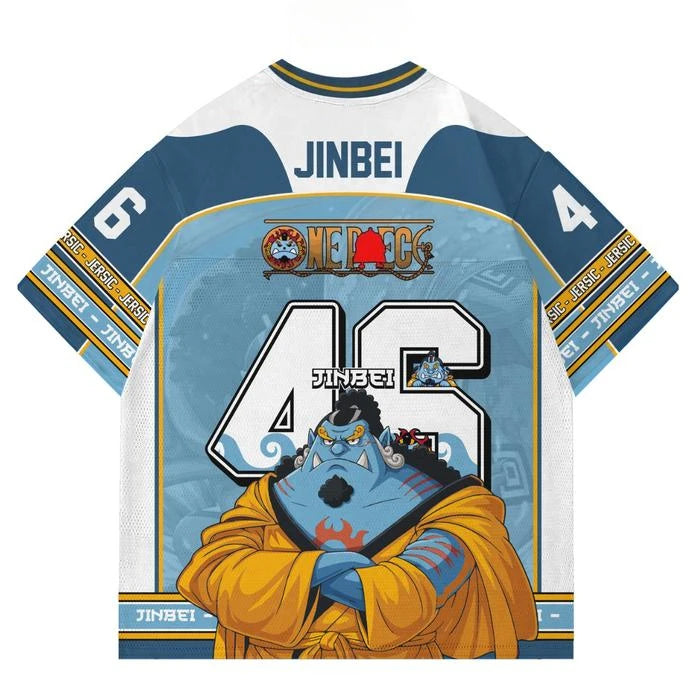 One-Piece-Sporttrikot Jinbe – Blaues Sporttrikot