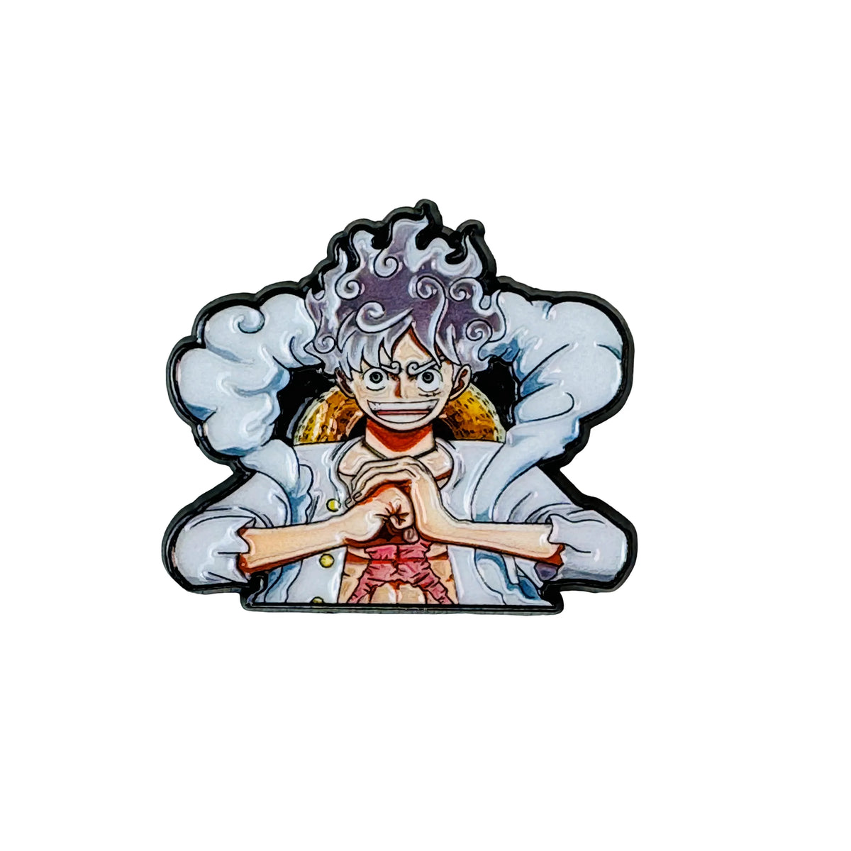 One-Piece-Anstecker – Luffy Gear 5 Erwachen Nika als Chibi