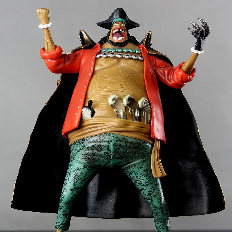 One Piece-Statue - Blackbeard (Kampfd Details & schwarzer Mantel)
