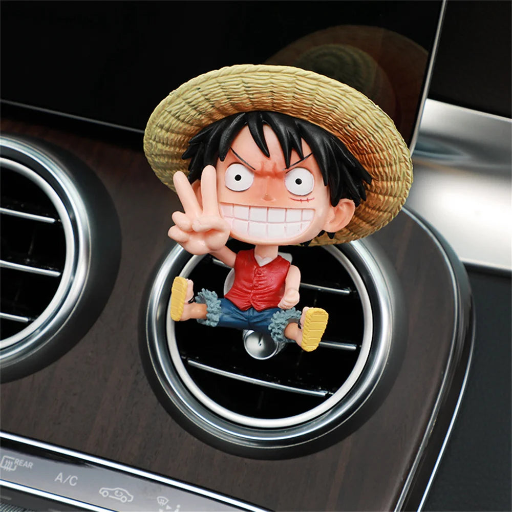 One-Piece-Autozubehör – Luffy-Figur für das Lüftungsgitter
