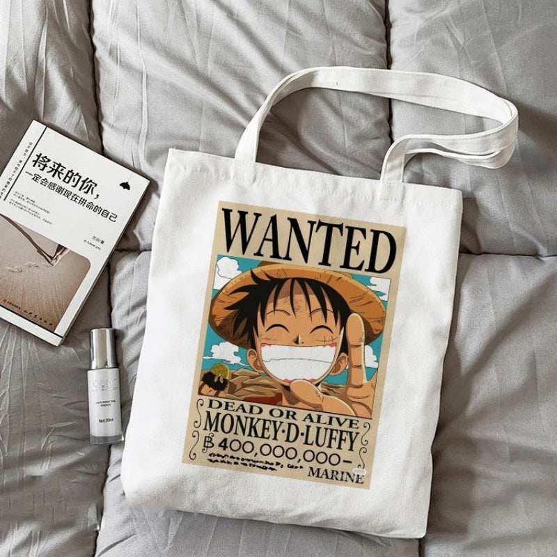 One Piece-Tragetasche – Luffy-Steckbrief