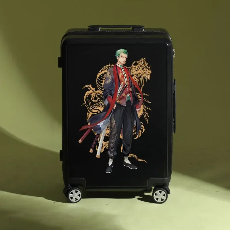 One Piece-Koffer – Lorenor Zorro in Kampfpose (Schwarz)