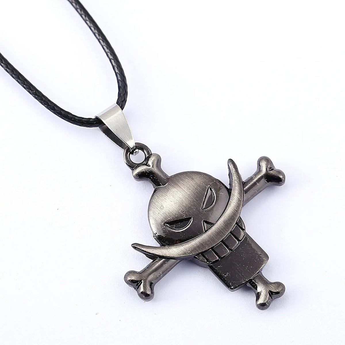 One Piece-Halskette – Anhänger mit Jolly Roger von Edward Newgate (Whitebeard)