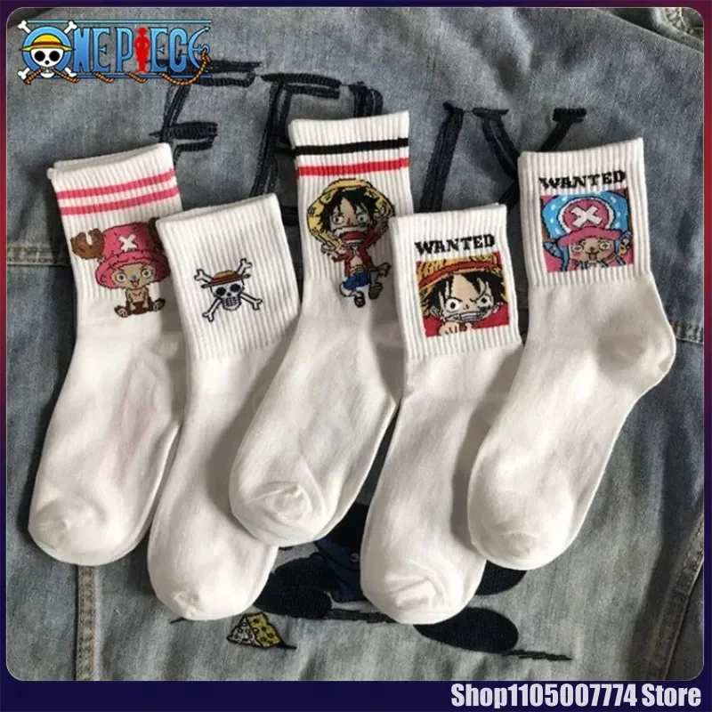 One Piece-Pack mit 5 Paar One Piece-Socken – Motive der Strohhutbande