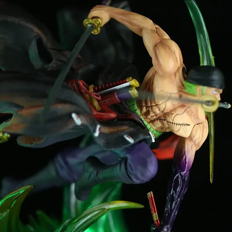 One Piece-Figur – Roronoa Zorro Ashura (grüner Klingen-Effekt)