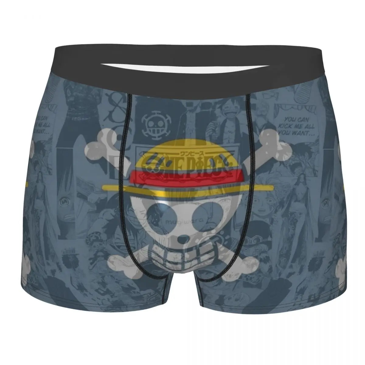 Boxershorts – Dunkles Totenkopf-Logo