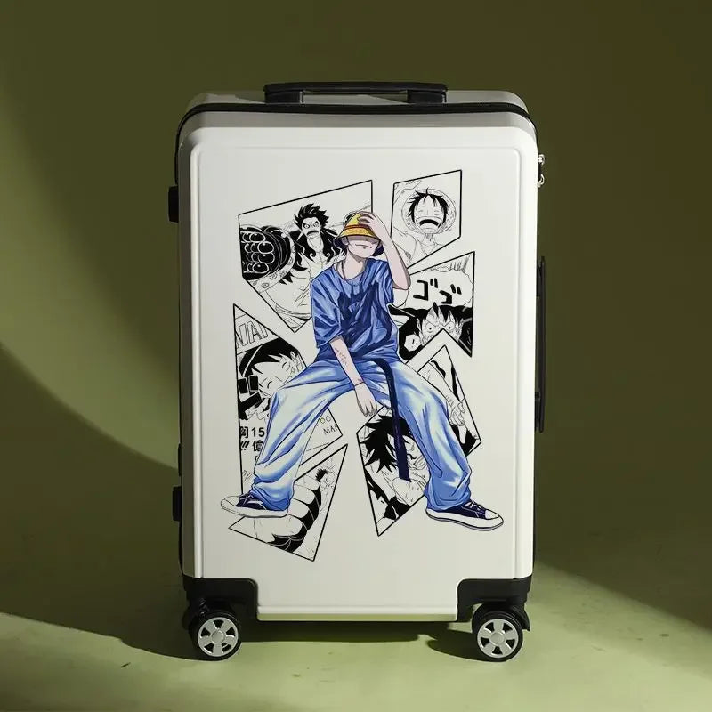 One Piece-Koffer – Illustration von Trafalgar Law (Weiß)
