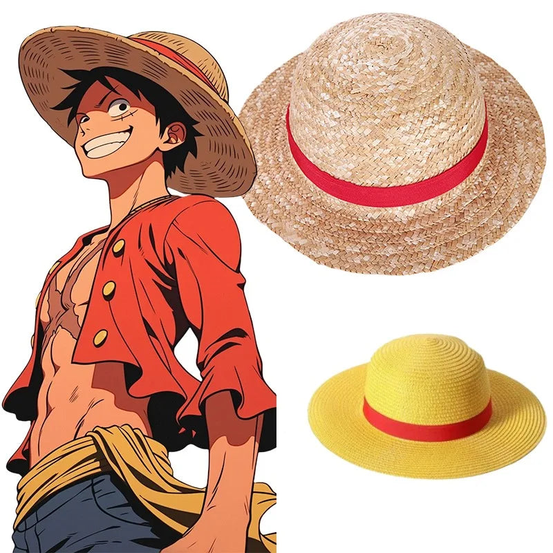 One Piece-Strohhut – Monkey D. Luffy (Klassisch mit Kordel)