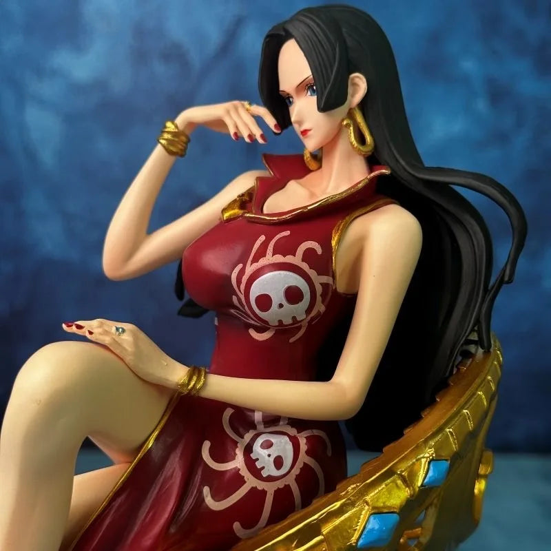 One Piece-Figur - Boa Hancock (Sitzhaltung auf einem Sammlerthron)