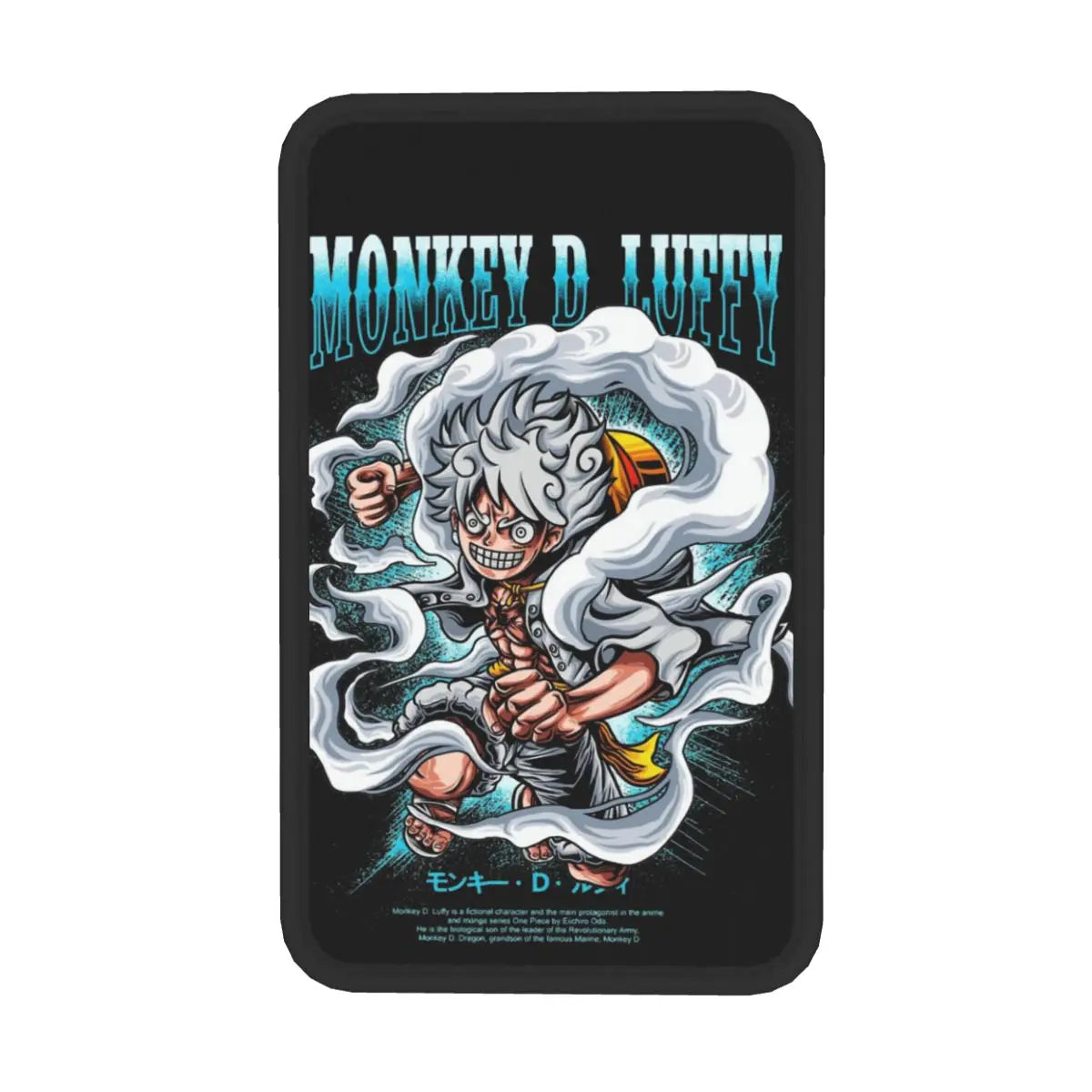 One Piece-Armlehnenmatte – Vertikales Porträtdesign von Luffy Gear 5