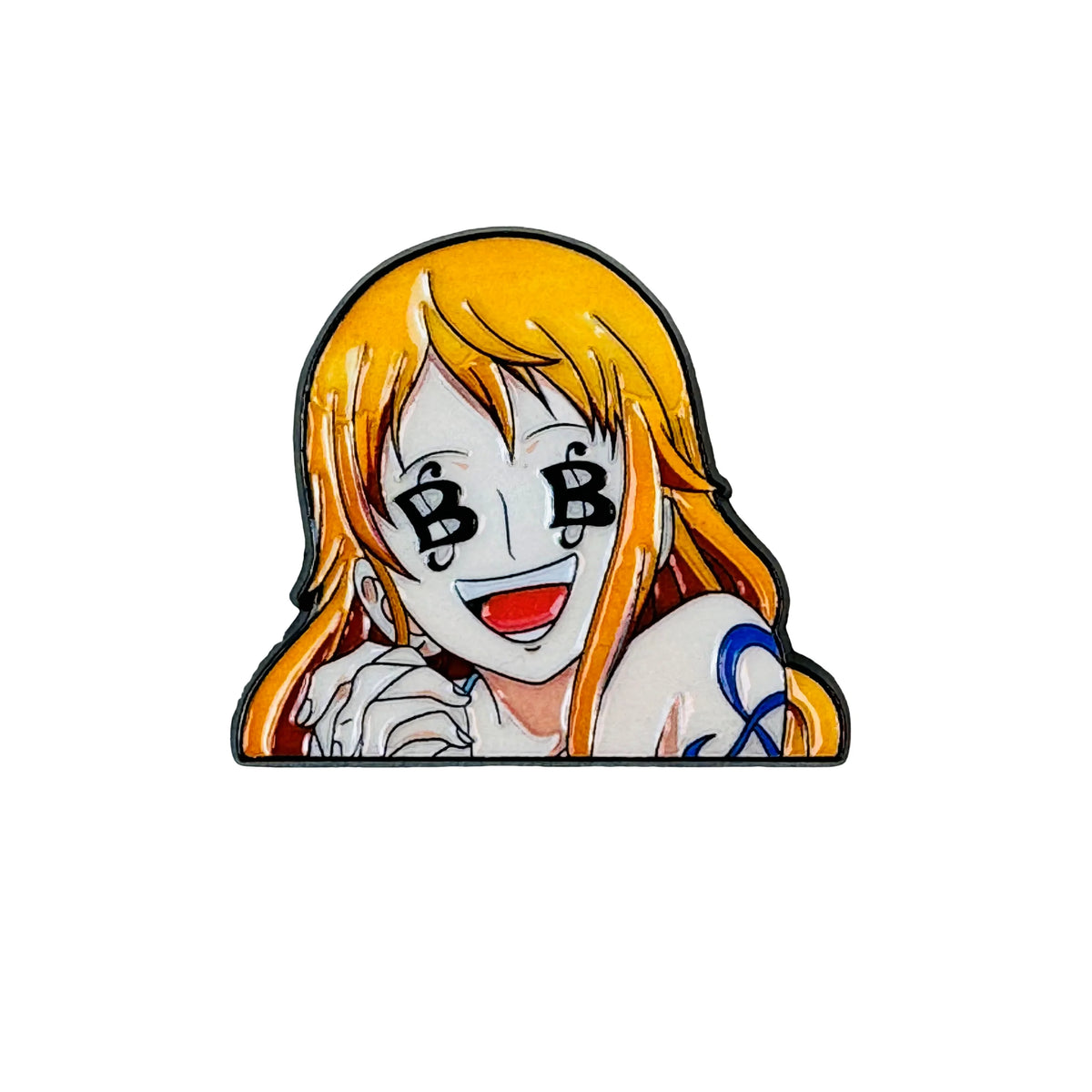 One-Piece-Anstecker – Nami, die Katzendiebin, als freigestelltes Motiv