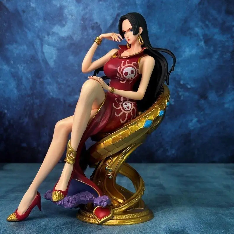 One Piece-Figur - Boa Hancock (Sitzhaltung auf einem Sammlerthron)