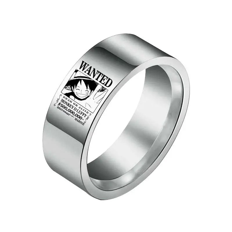 Bague One Piece - Wanted Monkey D. Luffy