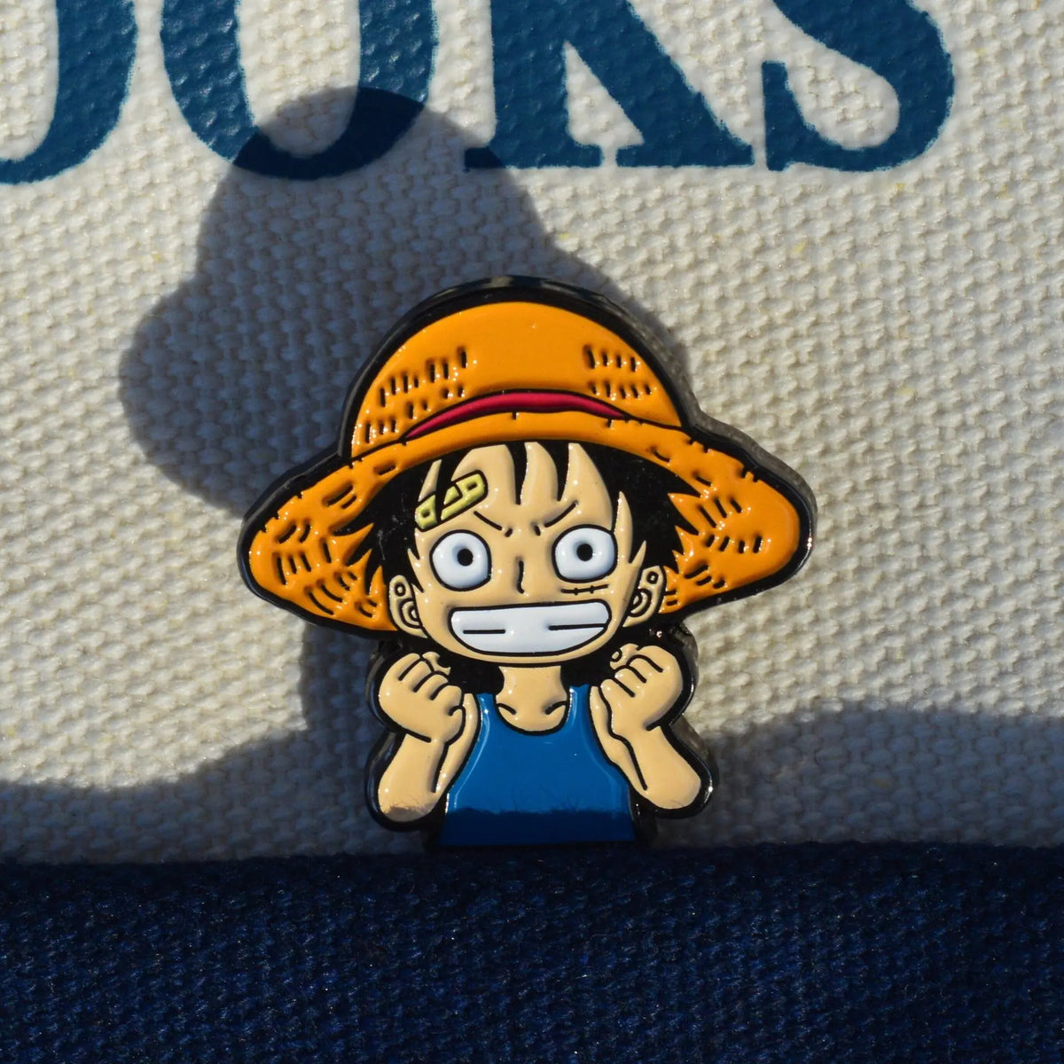 One Piece-Pin – Emaillierte Brosche Monkey D. Luffy mit Strohhut