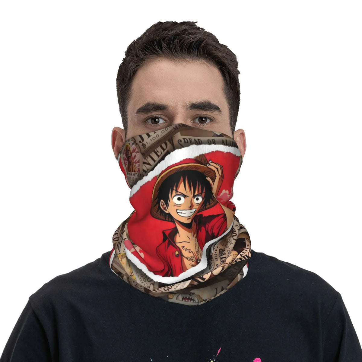 One Piece-Bandana – Luffy Gesichtsnahaufnahme