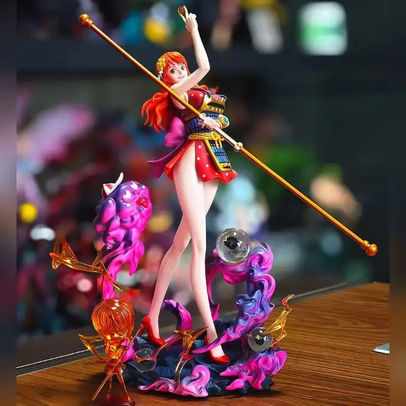 One Piece-Premiumstatue – Nami mit Spezialeffekten (hohe Qualität)