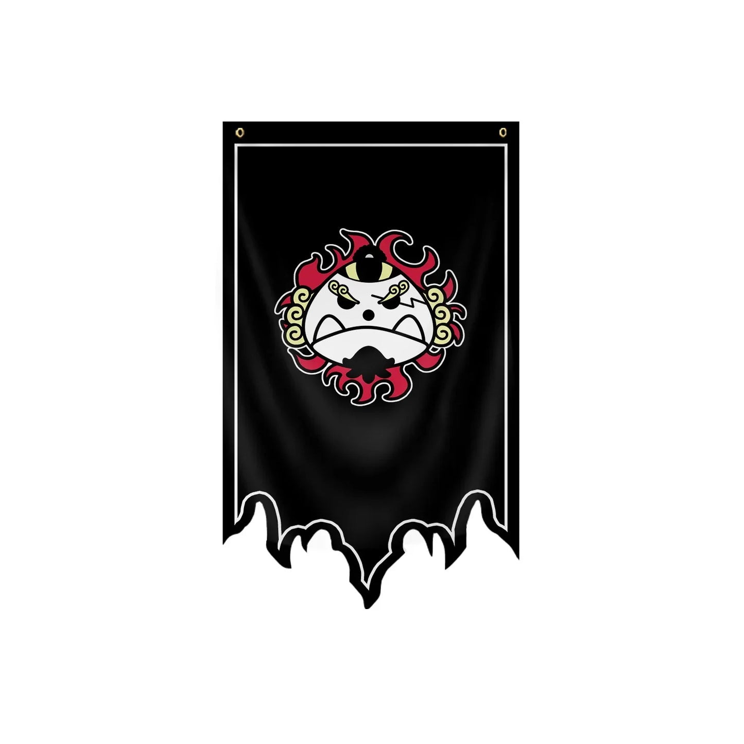 One Piece-Flagge – Jolly Roger von Jinbei (Sonne)