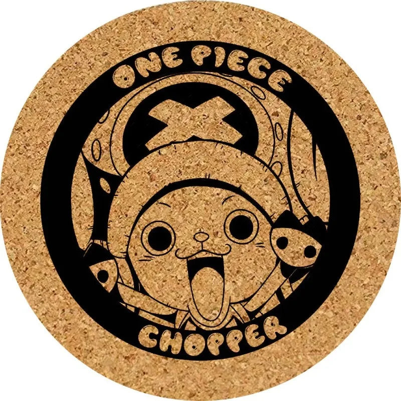 One Piece Untersetzer – Wanted Chopper, Korkgravur