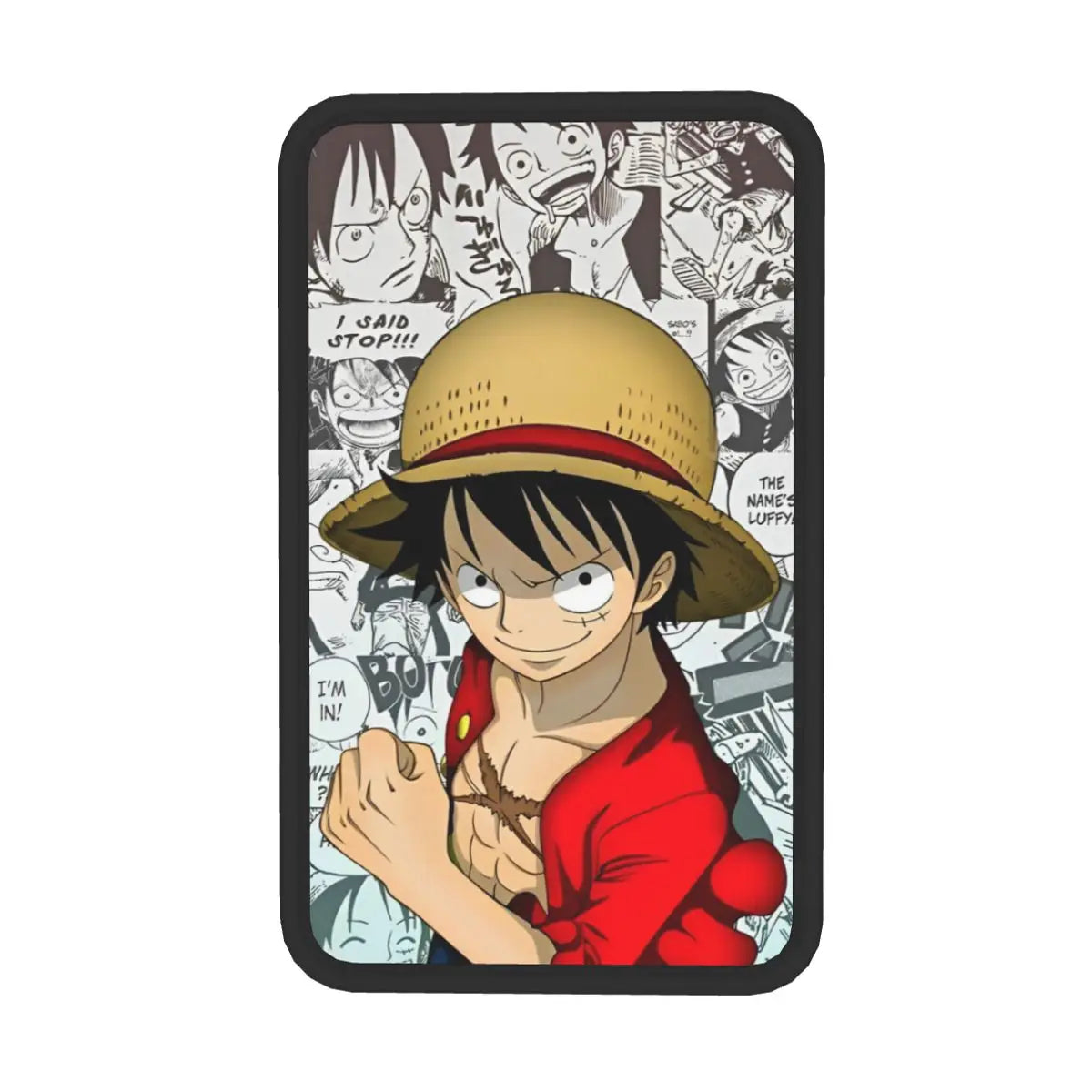 One Piece Armlehnenbezug – Klassisches Porträt von Monkey D. Luffy (Strohhut)