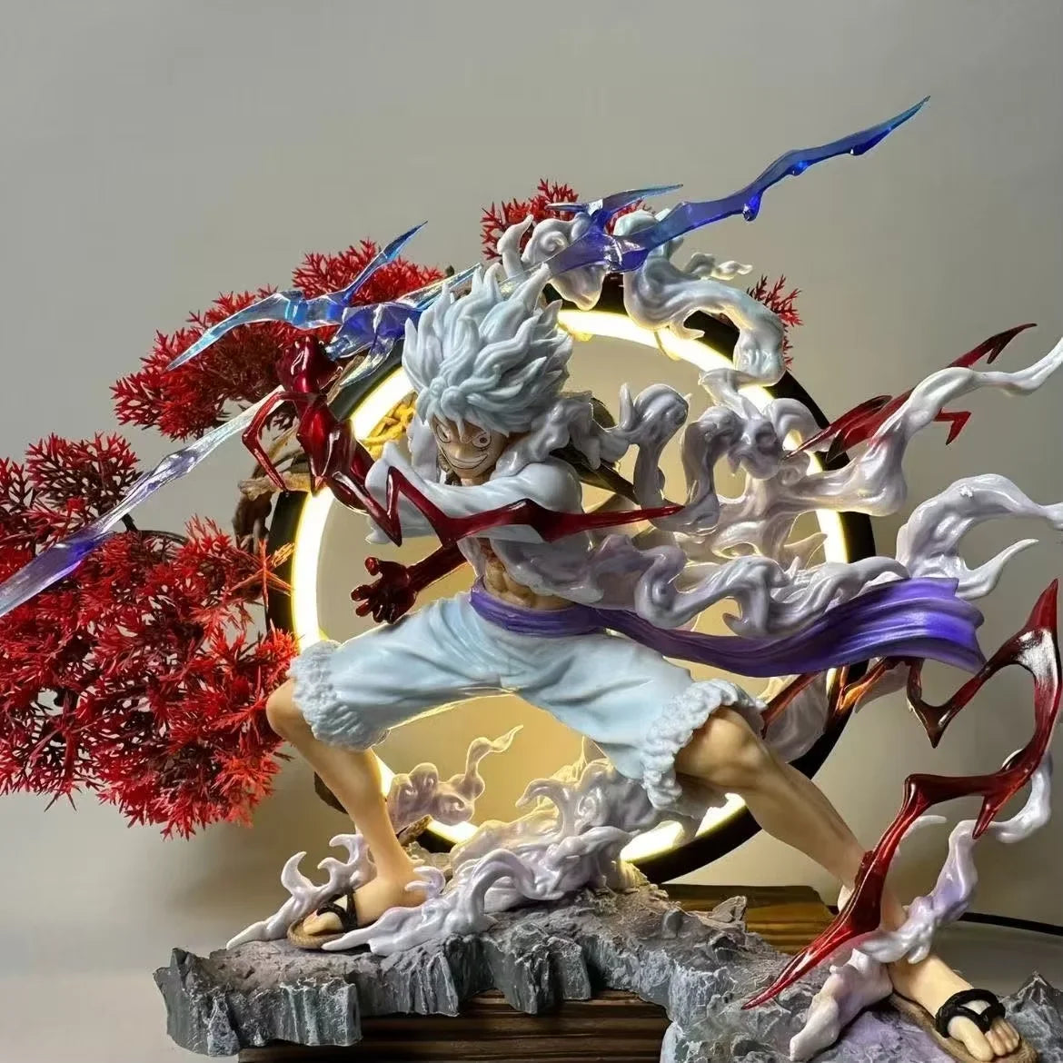 One Piece-Figur – Monkey D. Ruffy Gear 4 (violette Auraeffekte)