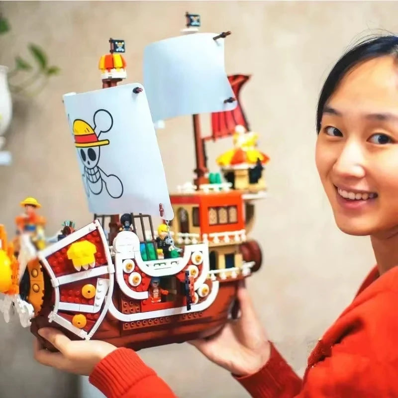 One Piece-Lego - Schiff Vogue Merry (Modellbausatz mit 1484 Teilen)