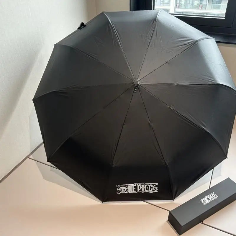 One Piece-Regenschirm – Monkey D. Luffy Gear 5 Nika (Gelb)