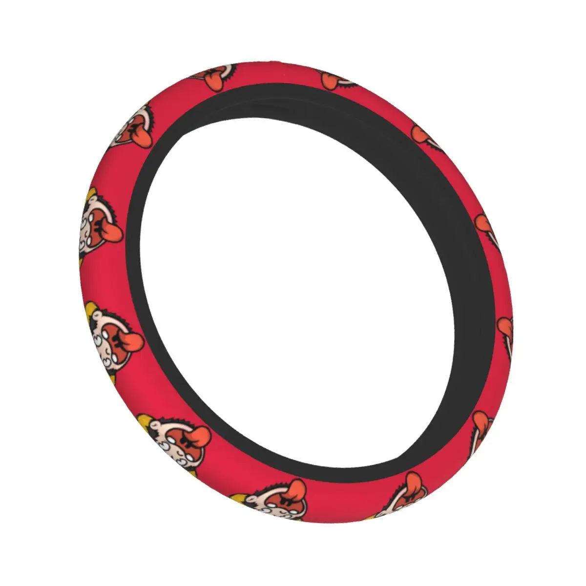 One Piece-Lenkradbezug fürs Auto – Luffy-Muster in intensivem Rot