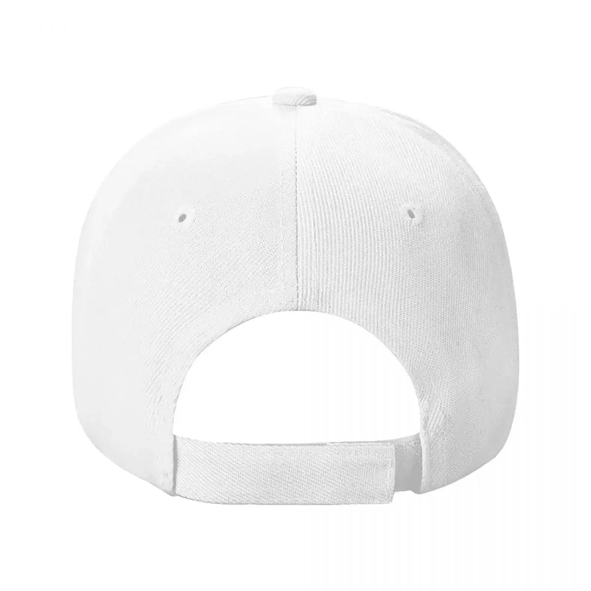 One Piece-Marinekappe – Reinweiß (aufgesticktes Logo)