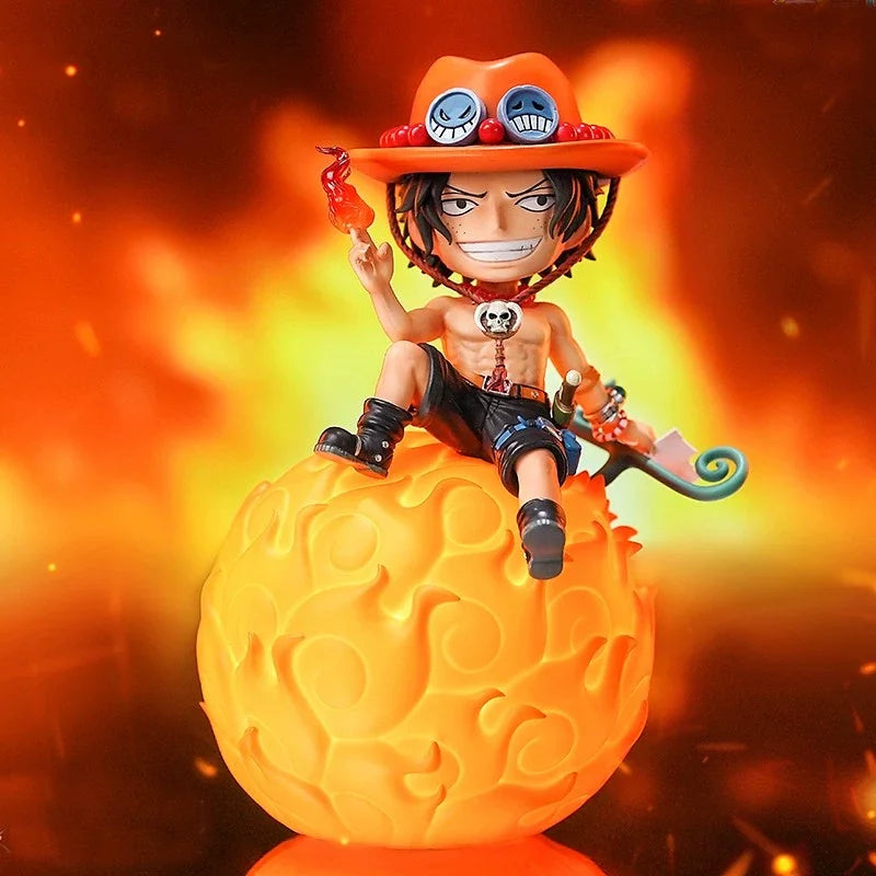One Piece-Figur – Portgas D. Ace auf einer Teufelsfrucht (Mera Mera)