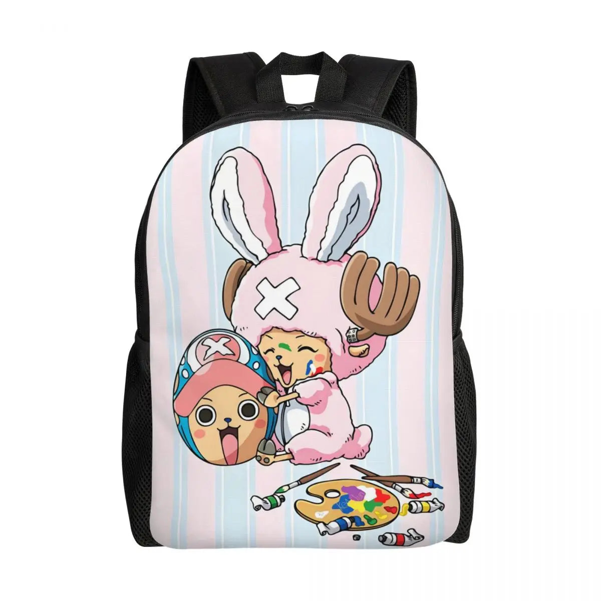 Tony Tony Chopper One Piece-Rucksack – Kawaii-Illustration mit Häschen