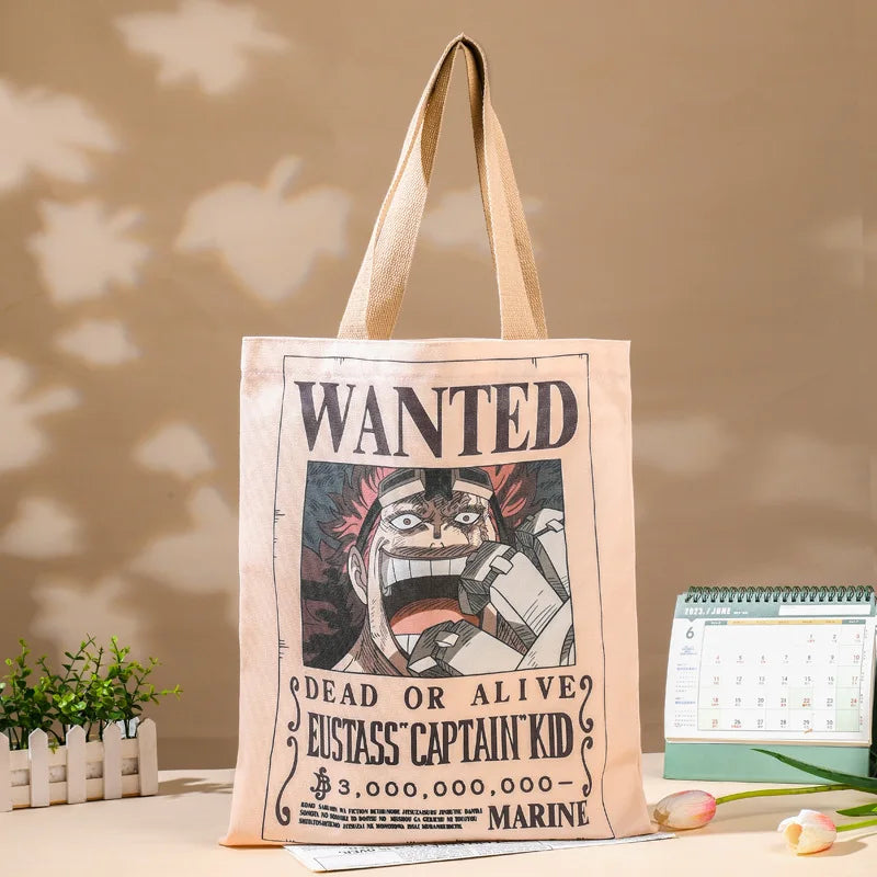 One Piece-Tote-Bag – Steckbrief des entfesselten Portgas D. Ace