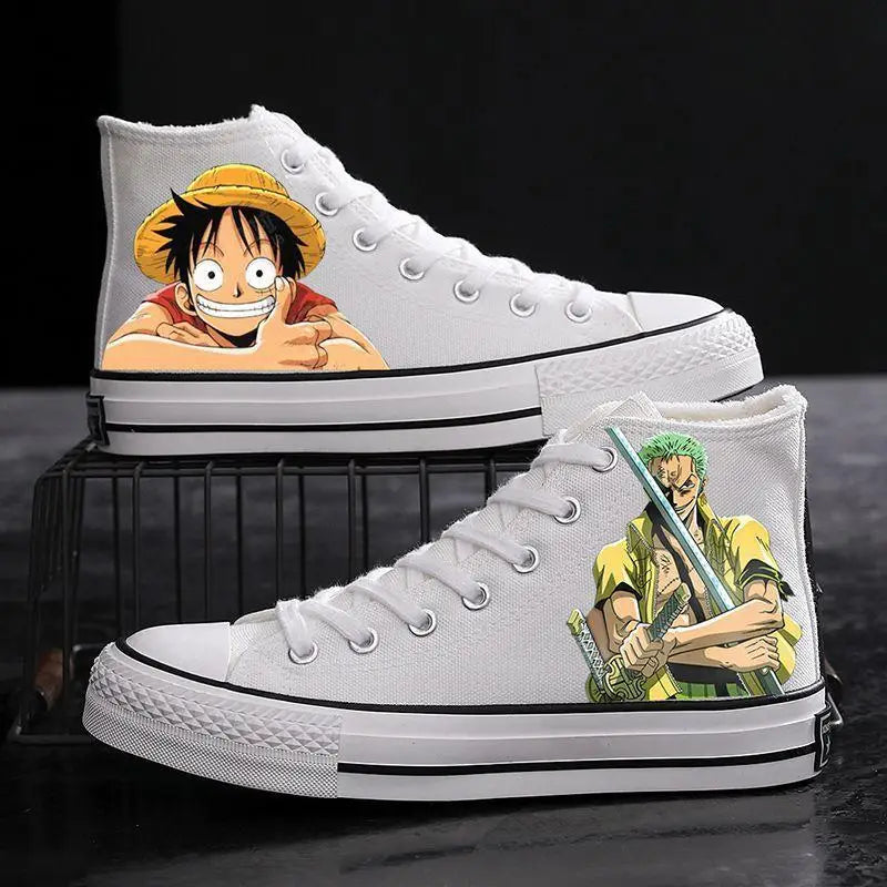 One Piece Sneaker – Zoro Weiß