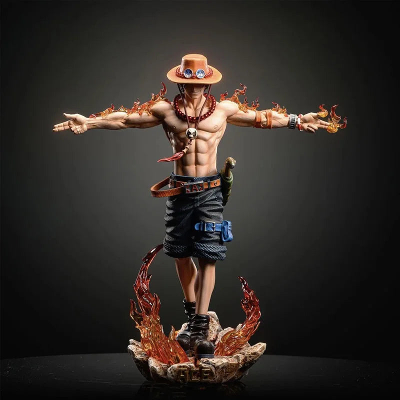 One Piece-Statue - Portgas D. Ace (Kampfhaltung: Feuerkreuz)