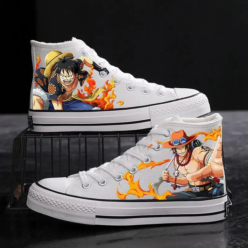 One Piece Sneaker – Sanji Weiß