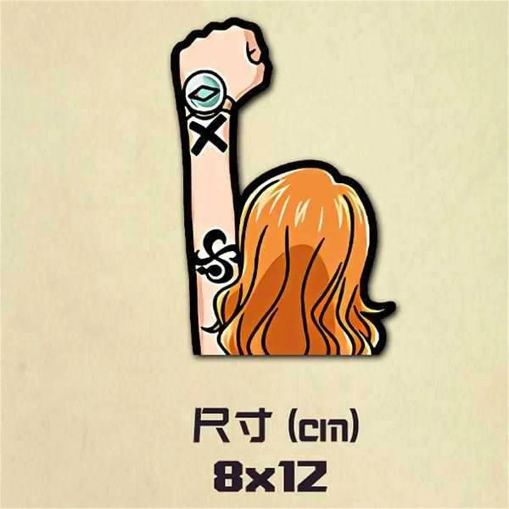 One Piece-Aufkleber – Namis Hand mit Log Pose (8x12cm)