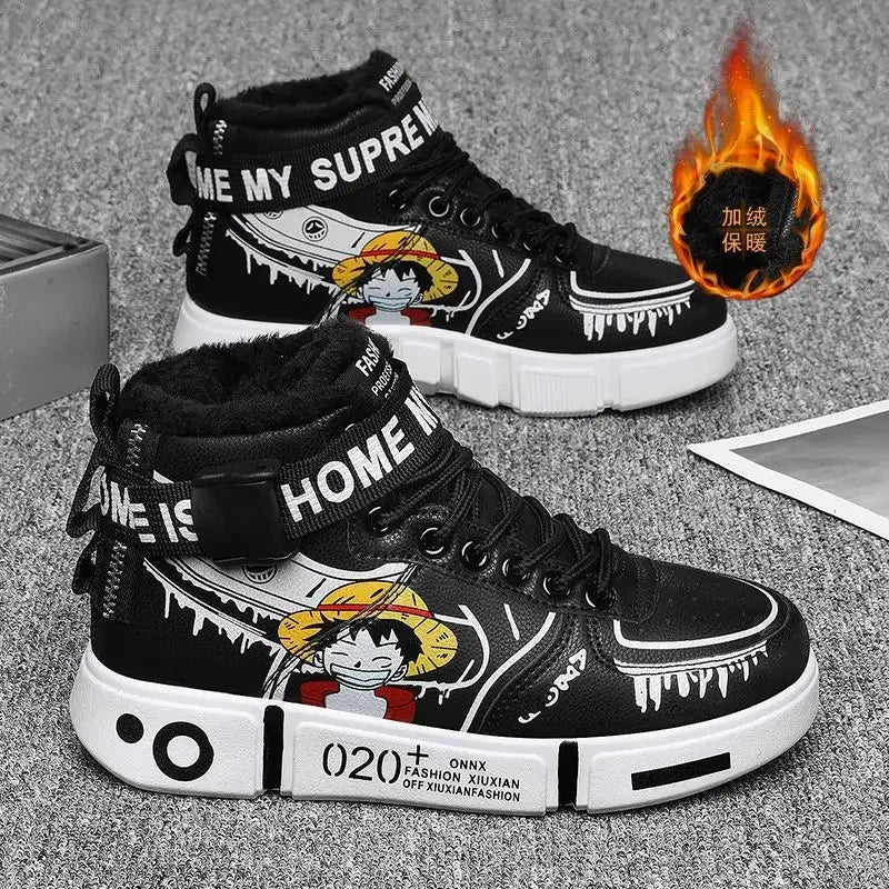 One Piece Sneaker – Streetwear Schwarz Zoro