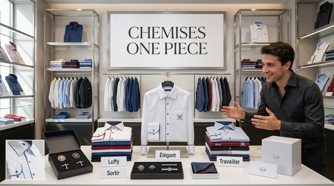 Chemise One Piece : L'Élégance Pirate pour Sortir ou Travailler