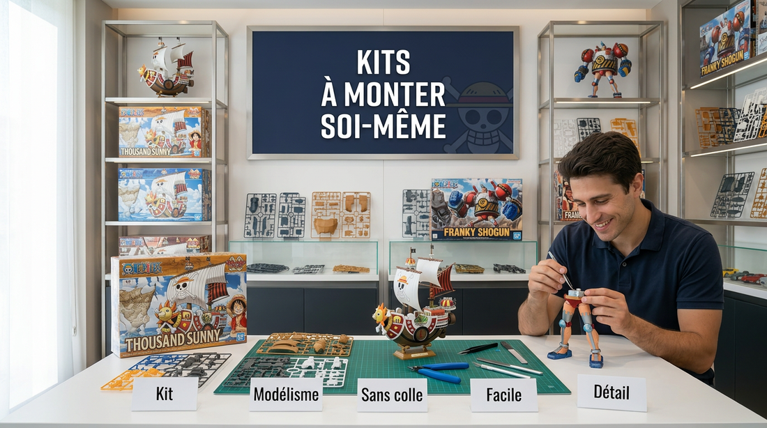 Figurine One Piece en Kit à Monter Soi-Même