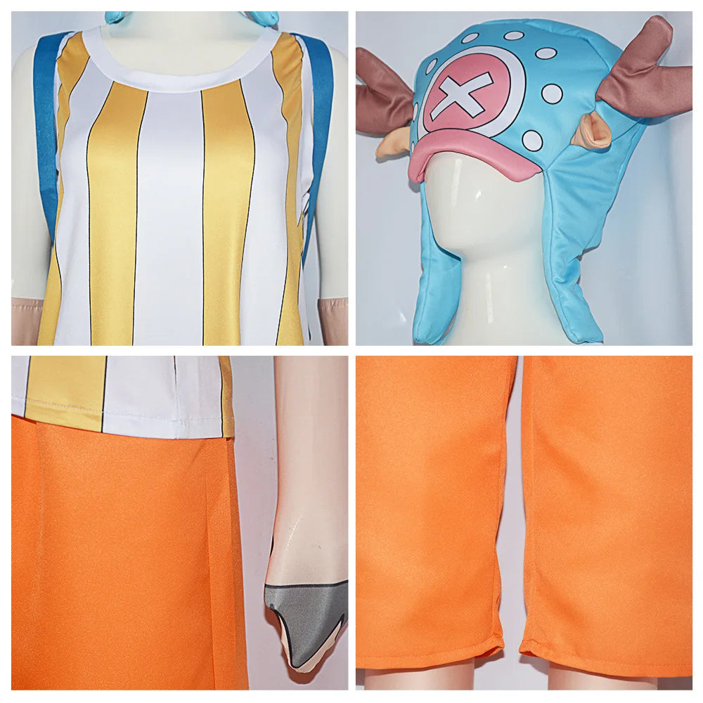 Costume Cosplay One Piece - Déguisement Tony Tony Chopper (Arc Wano Kuni)