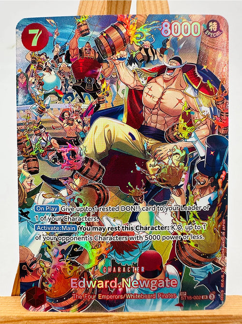 One Piece TCG-Karte – Edward Newgate Whitebeard (Leader)