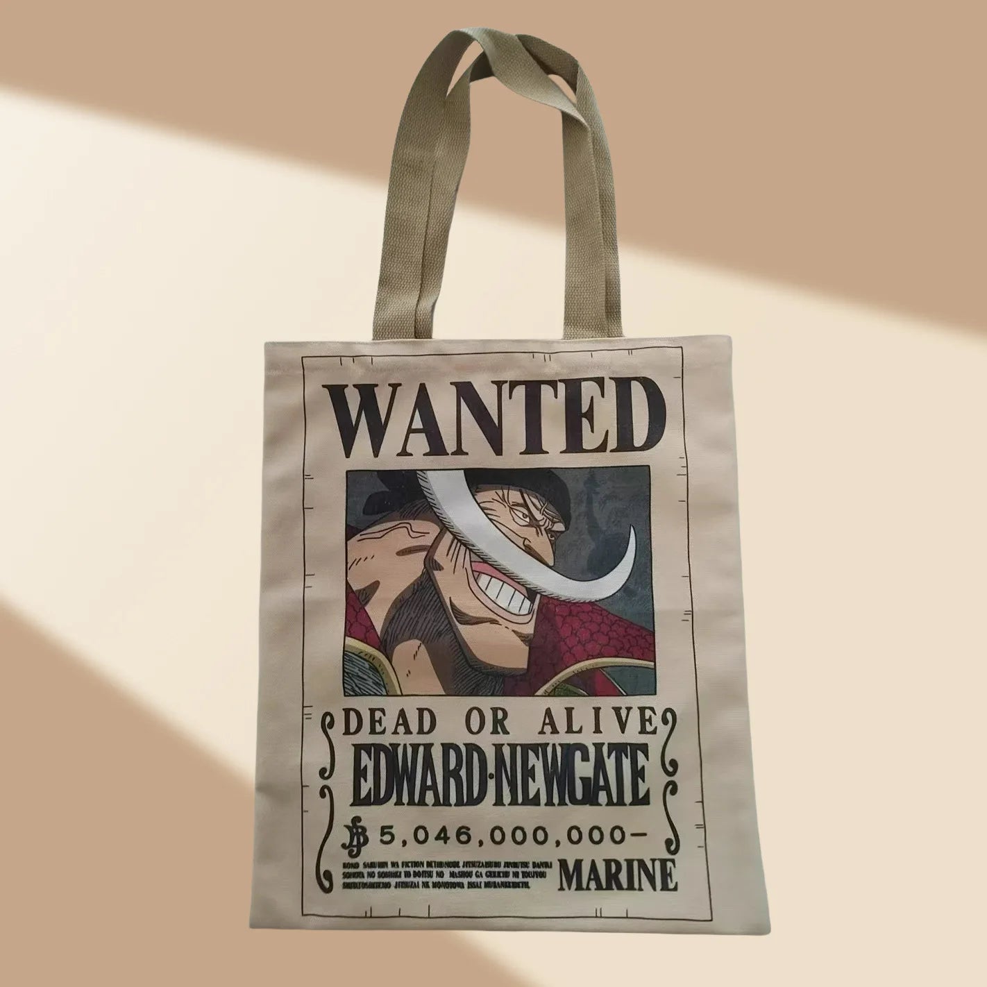 One Piece-Tote-Bag – Steckbrief von Donquixote Doflamingo