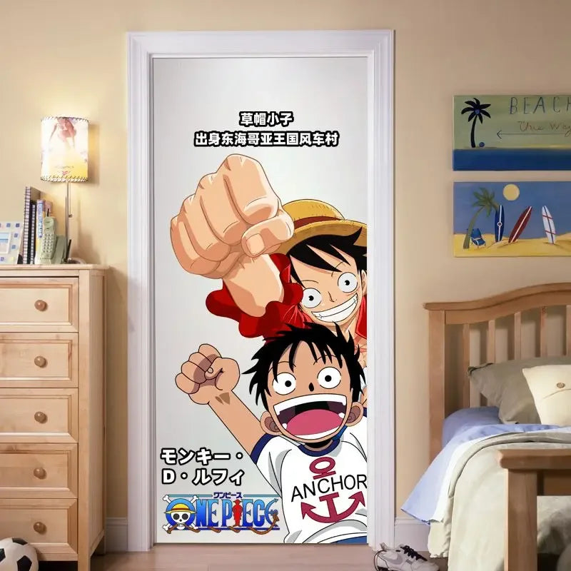 One-Piece-Wandteppich – Monkey D. Ruffy Gear 5 (künstlerisches Design)