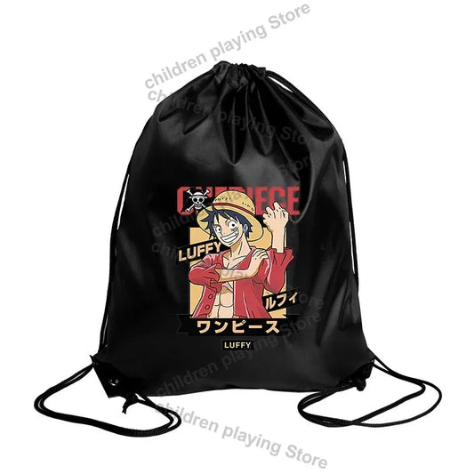 One Piece Turnbeutel – Monkey D. Ruffy Manga Schwarz und Rot