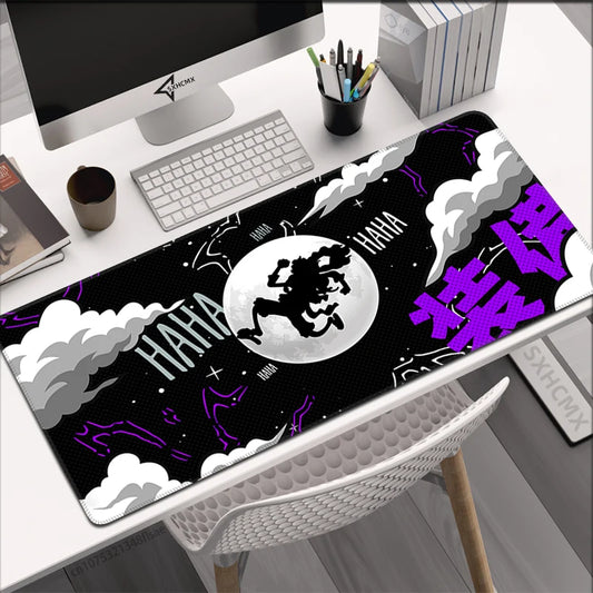 One Piece XXL-Mauspad – Schwarz-Weiß-Porträtdesign
