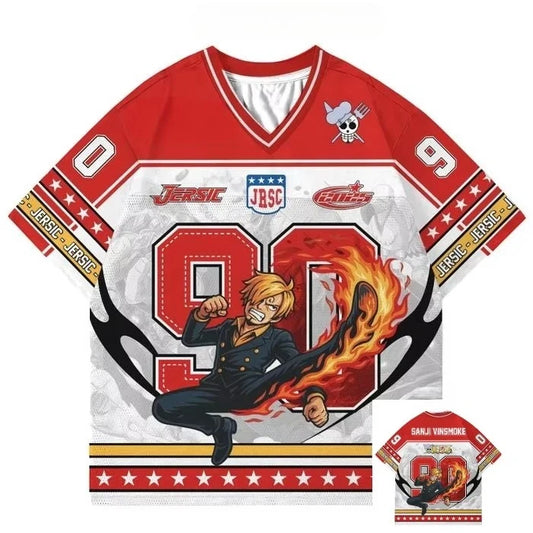 Maillot One Piece Sanji Vinsmoke - Design "Diable Jambe"