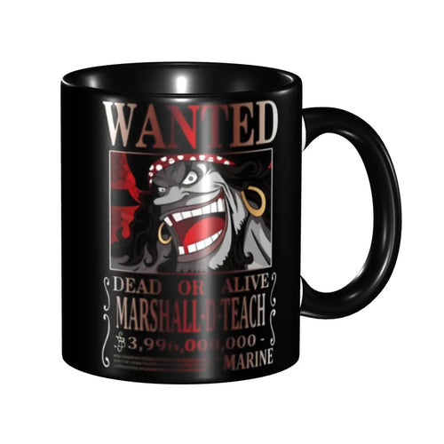 One Piece Tasse – Wanted Marshall D. Teach (Blackbeard)