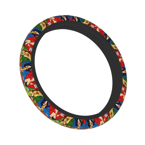 Lenkradbezug One Piece – Buntes Figuren-Wandbild